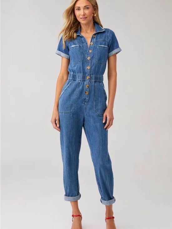 Show Me Your MuMu Denim - Cannon Jumpsuit ~ Endless Sea Showyour mumu